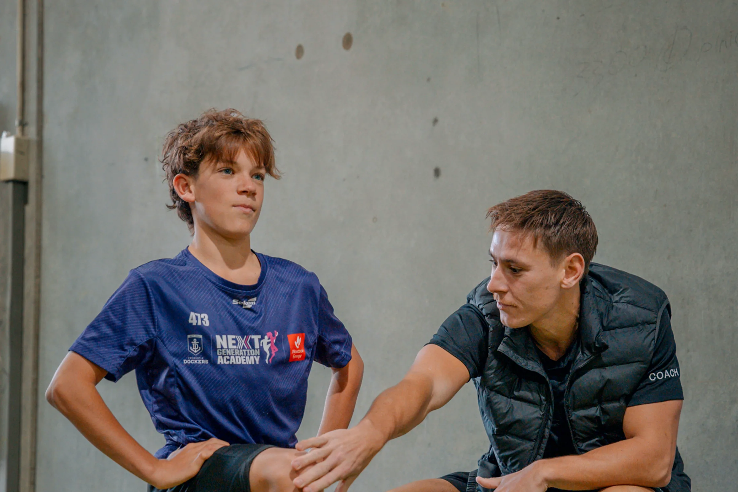 Kids in a youth session